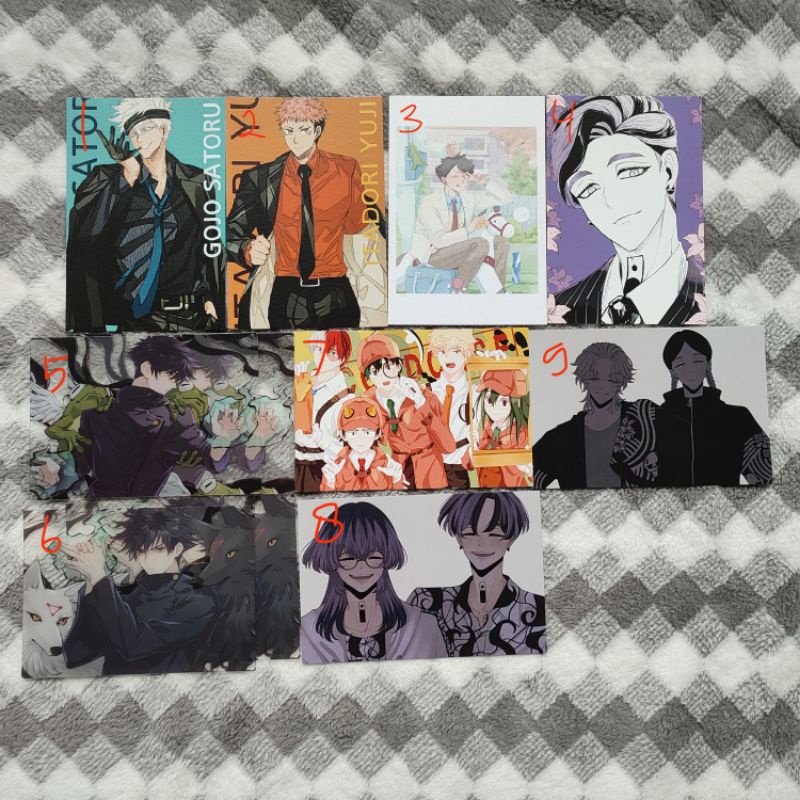 [READY STOCK] POSTCARD JJK TOKREV SHISHILEO SSONGMANGA 6BAJI KUKPIKE