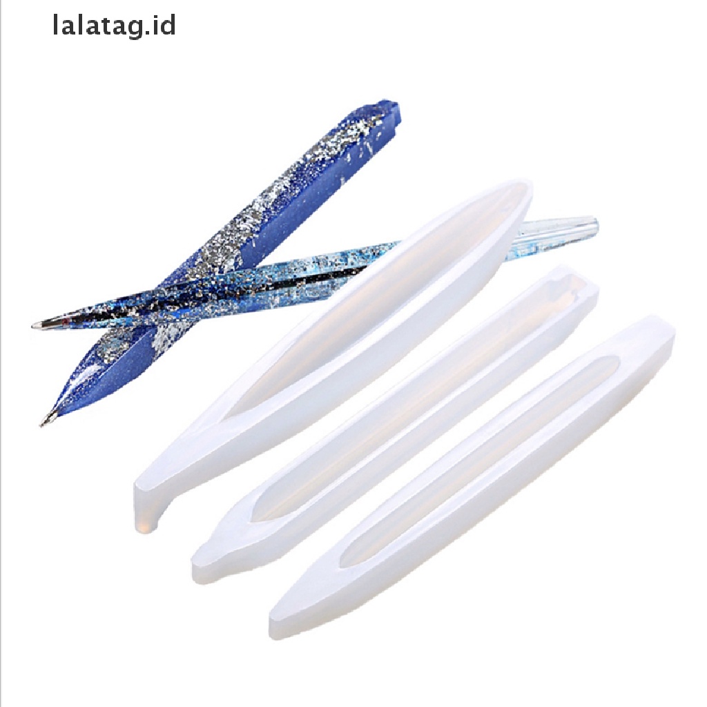 [lalatag] Pen Uv Resin Epoxy Silicone Mold DIY Ballpoint Pen Case Membuat Isi Ulang Alat [ID]