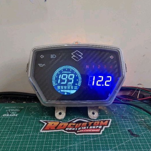 Speedometer Digital Suzuki RC100 Bravo