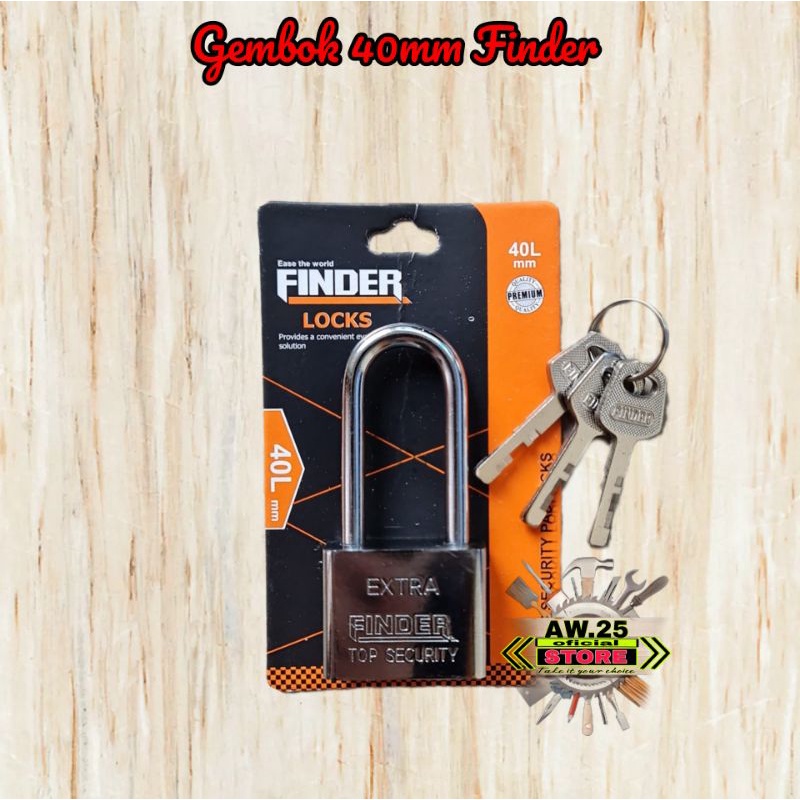 Gembok Nekel 40mmL Finder
