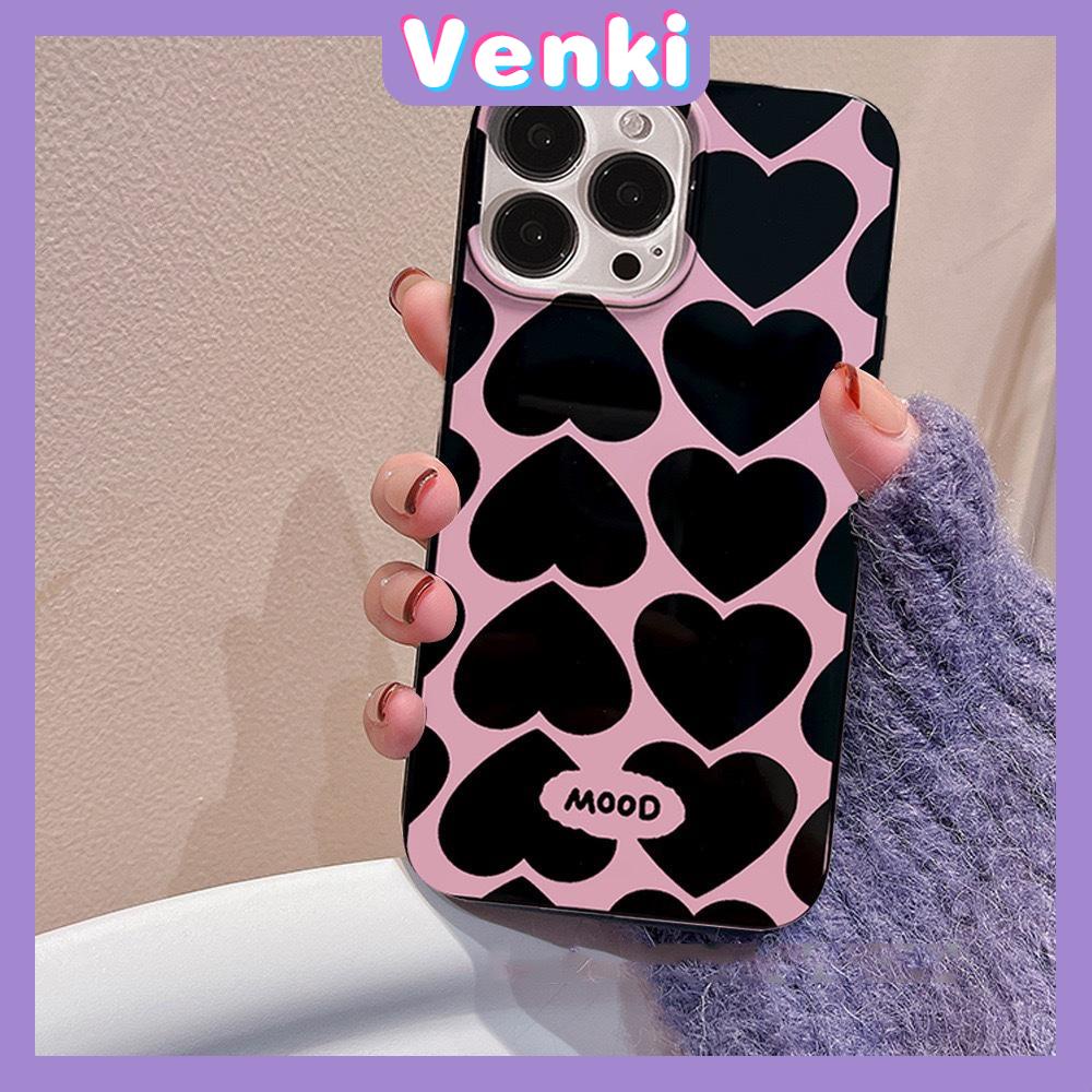 iPhone 14 Pro Max Phone Case Soft TPU Candy Case Pink Love Glossy Black Back Cover Camera Protection Shockproof For iPhone 13 12 11 Pro Max 7 8 Plus X XR