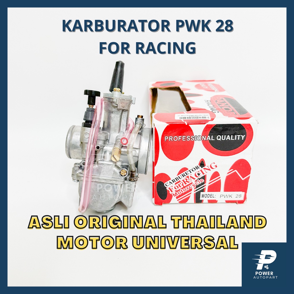 KARBURATOR KARBU BALAP RACING PWK 28 BISA SEMUA MOTOR ASLI 100% ORIGINAL THAILAND - PWK 28