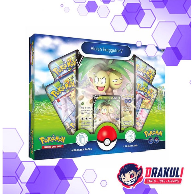 Drakuli Hobbies TCG Pokemon GO Alolan Exeggutor  V Box
