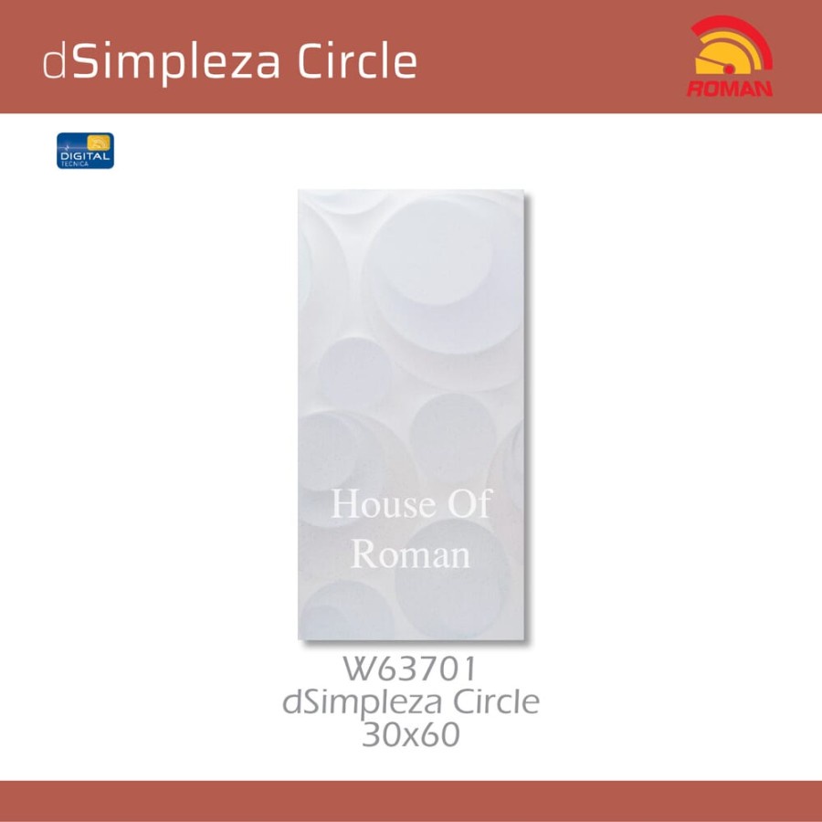 ROMAN KERAMIK DSIMPLEZA CIRCLE 30X60 W63701 (ROMAN HOUSE OF ROMAN)