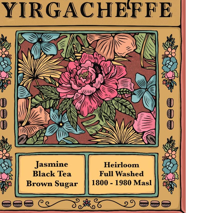 

✱ Kopi Arabika ETHIOPIA YIRGACHEFFE (200 gr) Single Origin Specialty Coffee Arabica Beans ☼