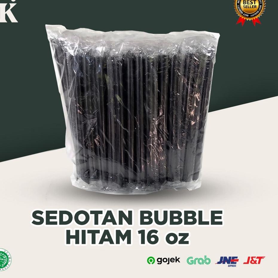 

coded2D7p Sedotan Bubble Hitam isi 100 Pcs