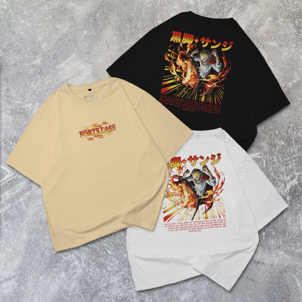 HipNop Kaos Oversize SANJIFIRE T-Shirt Cowok Premium