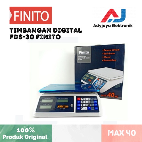 Timbangan Digital Finito Max 40kg FDS-30