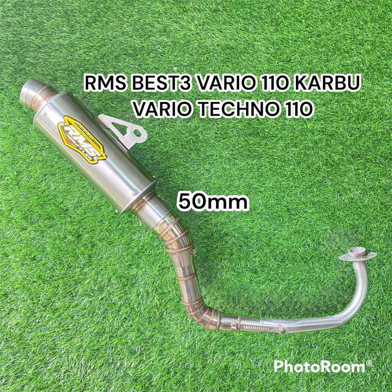 KNALPOT VARIO KARBU 110 VARIO TECHNO 110 RMS BEST3 DIAMETER 50MM
