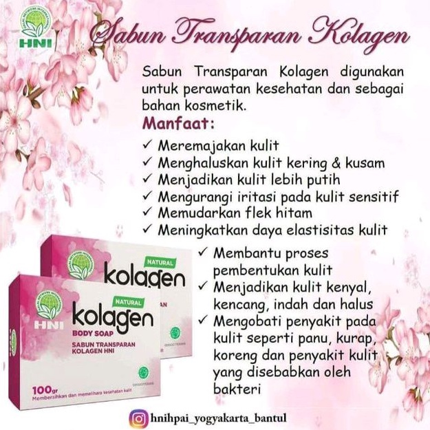 Sabun Kolagen HNI, Sabun Propolis HNI, Sabun Honey HNI