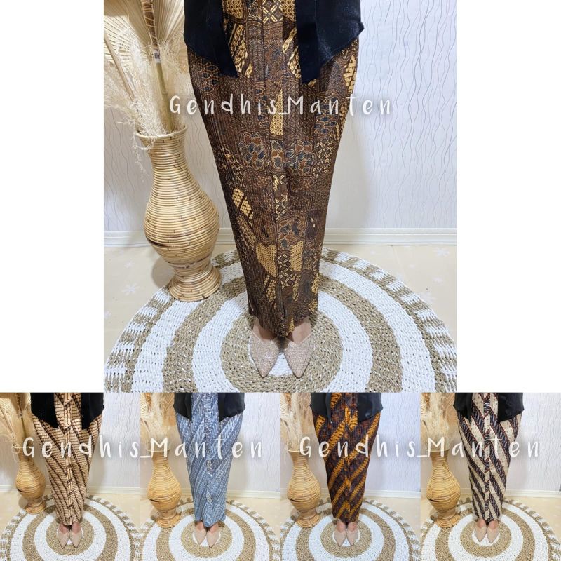 Rok Plisket Wiru - Motif Sogan Cantik