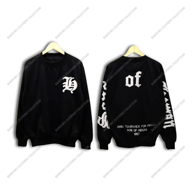 Crewneck Sherfa Song Of Heman | Sweater Crewneck Pria Wanita Song Of Heman Terbaru 2023 Crewneck Bahan Tebal Size Jumbo M L XL XXL