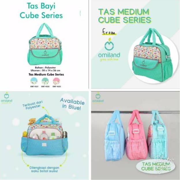 Omiland tas bayi cube series