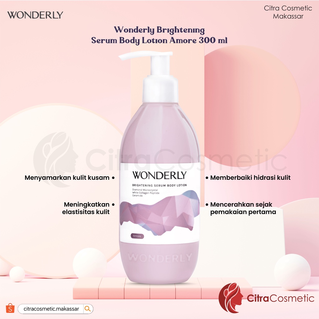 Wonderly Brightening Serum Body Lotion Series