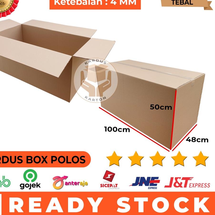 

MAR490 Kardus Besar Jumbo – Karton Box Polos 100 x 48 x 50 Packing Pindahan ||||