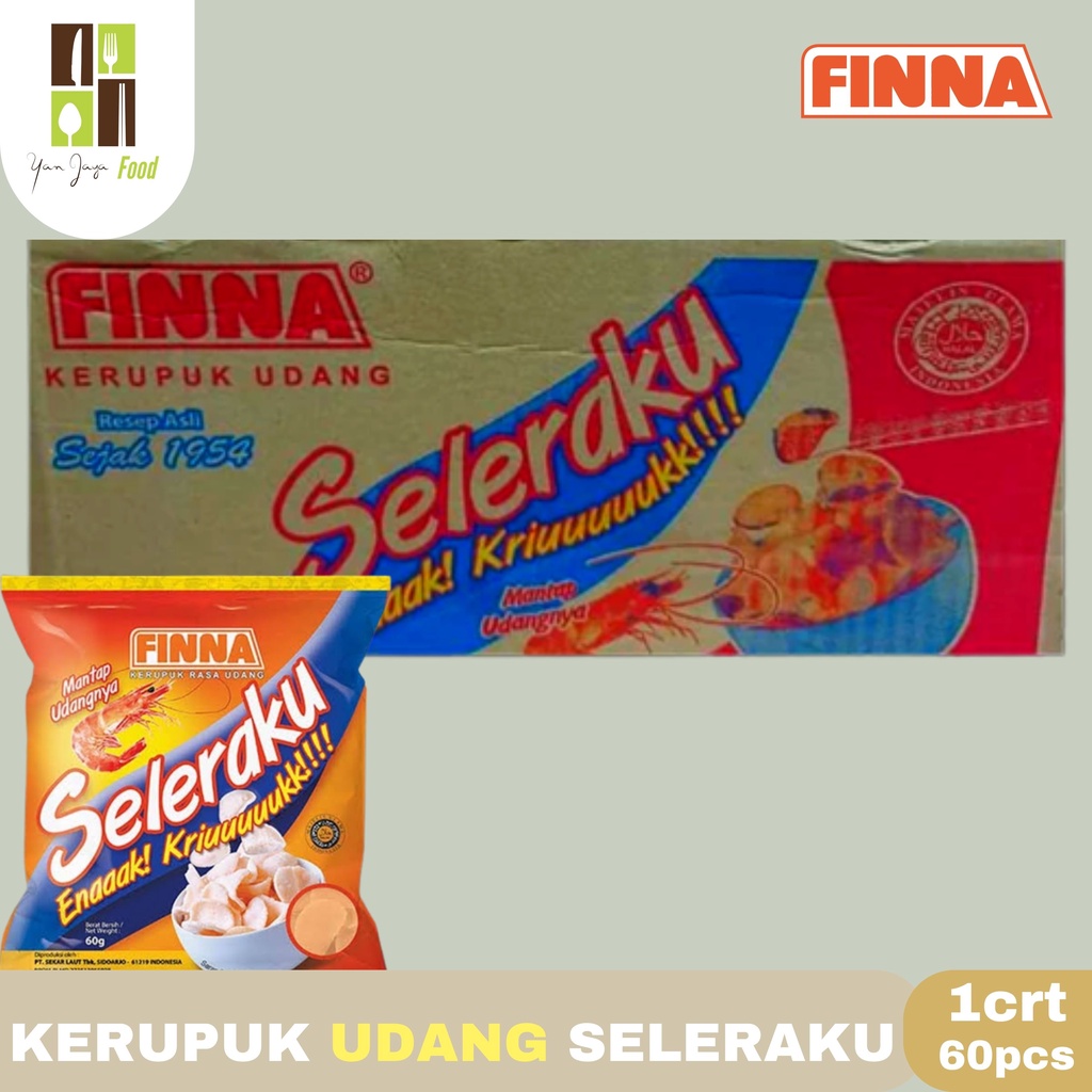 Finna kerupuk Udang Seleraku 60g 1 Carton