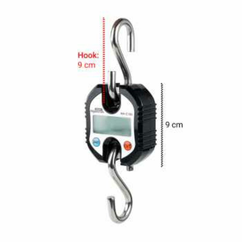 Digipounds Timbangan Gantung Koper Digital 150kg 50kg 40kg 100kg Taffware