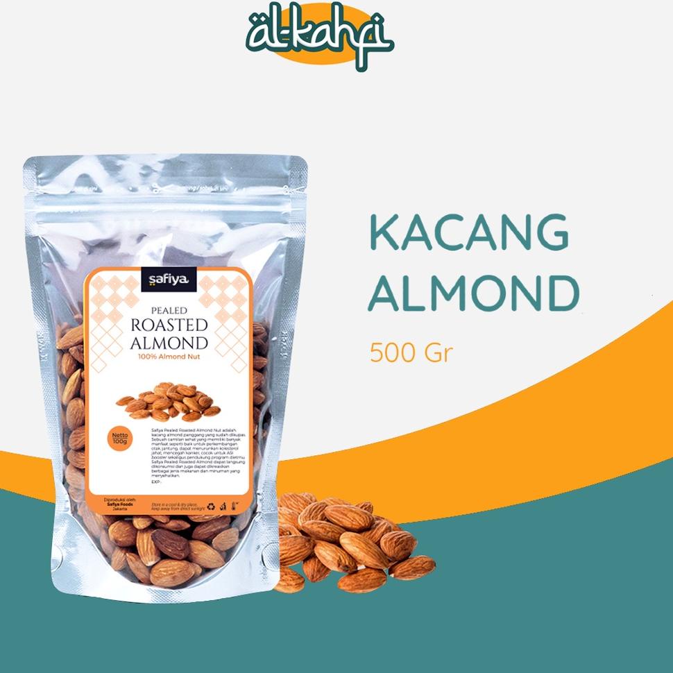 

♢ Kacang Almond Kupas Roasted 500gr | Kacang Almond 100% Original ♦