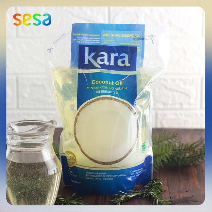 

[BISA COD] Kara Minyak Kelapa Kara 2000 ml