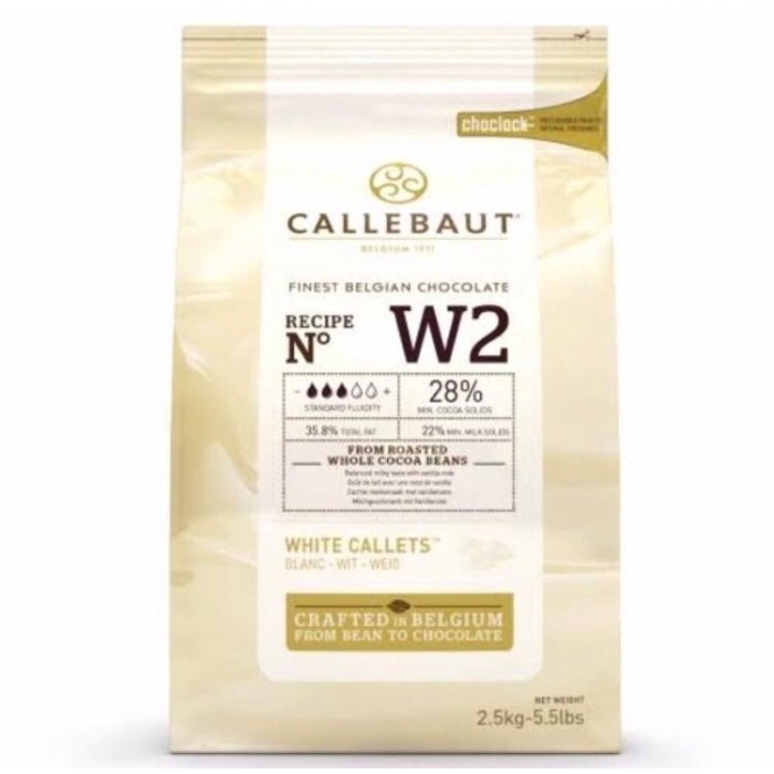 

Barey Callebaut W2 Chocolate Callets Rep 500gram Gosend/Grab!!
