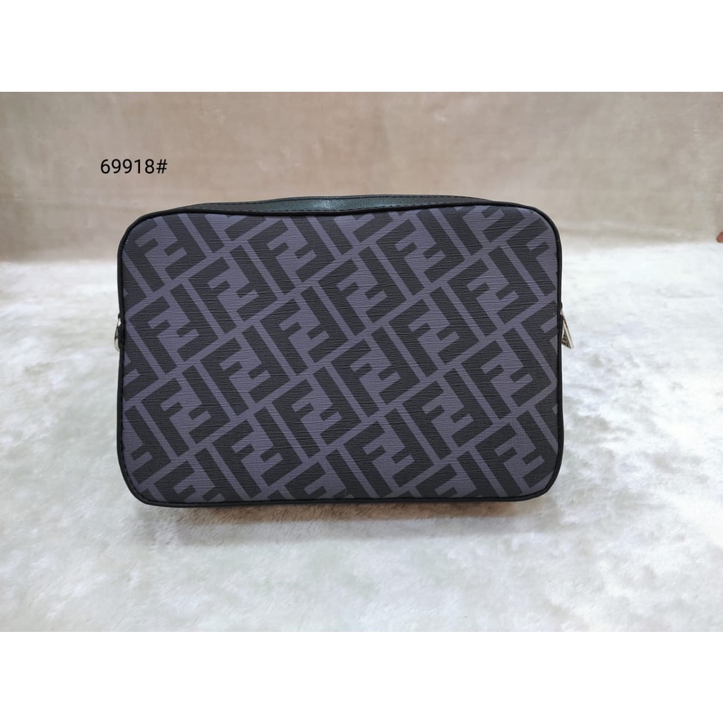 FD FF Camera Case Leather Bag's Silver Hardware 69918