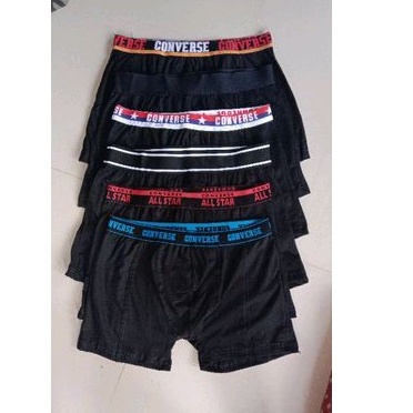 CD boxer pria isi 6 pcs hitam