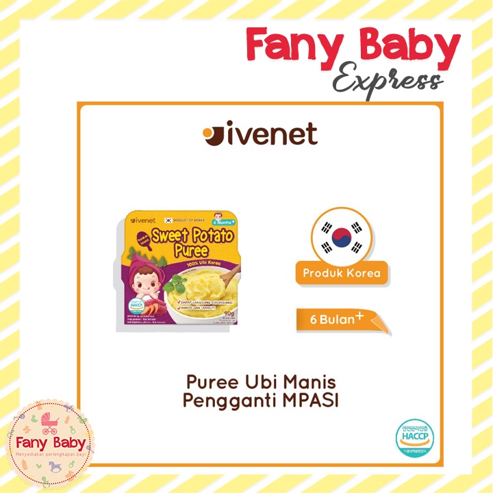 IVENET SWEET POTATO PUREE 90 GR