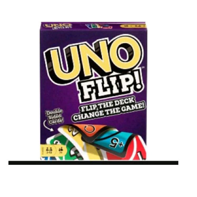❤[PROMO ⚡ALE]❤ mainan kartu Uno flip merah dan dos