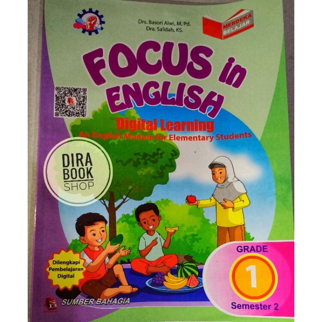 Semester 2 FOKUS ENGLISH kelas 1 dan 4 | Fokus Inggris Kumer | Buku Soal Bahasa Inggris SD