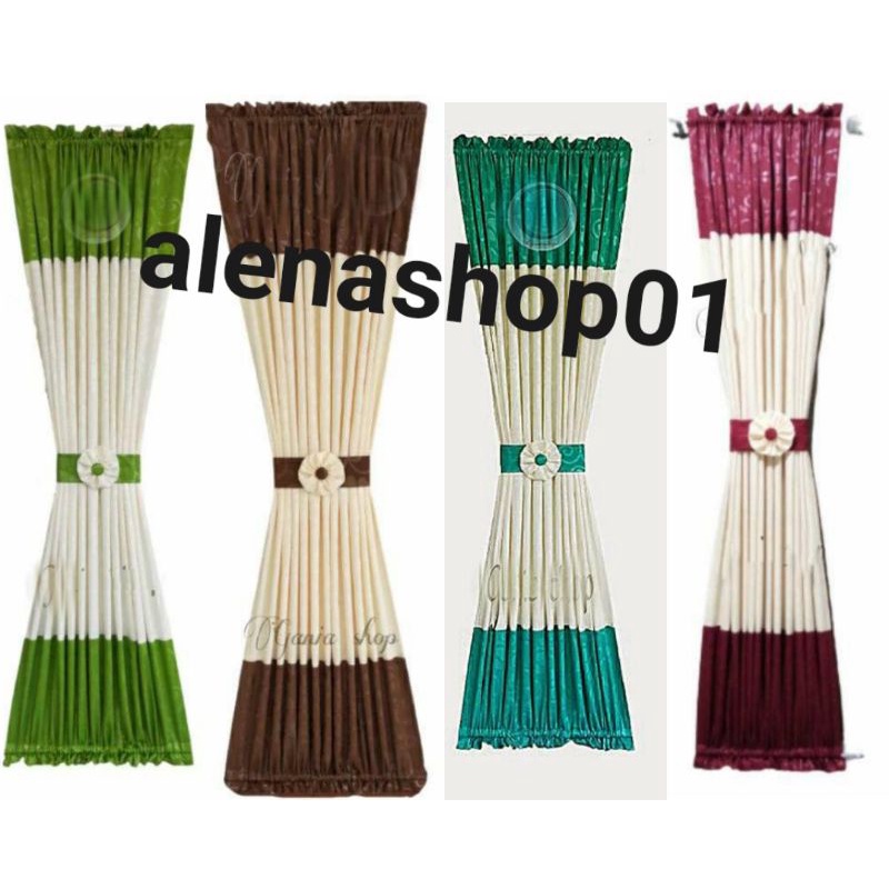 Gorden jendela kupu-kupuTirai kupu-kupuGorden ikat kupu-kupuGorden spiral Gorden minimalis kupu-kupu