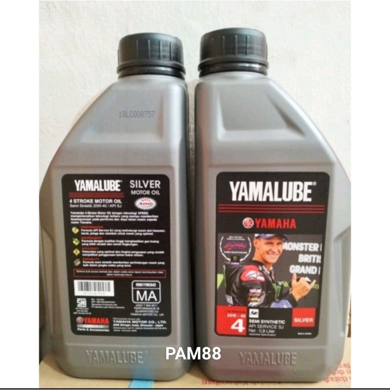 Oli yamalube silver sea 20 w - 40 api sj.. 800 ml