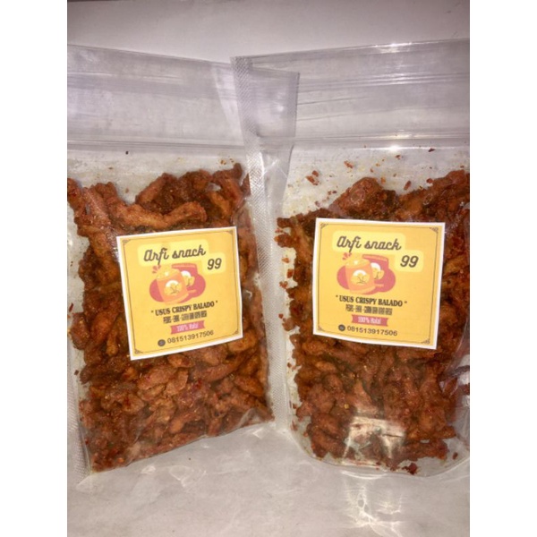 

USUS CRISPY BALADO 250 gram