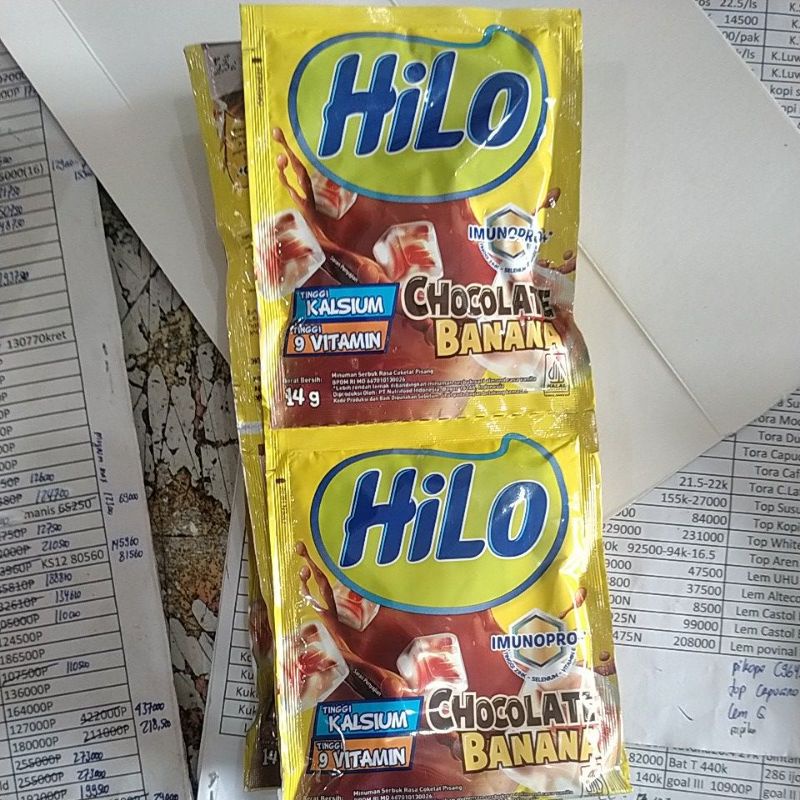 per renteng(10sachet) hilo macam-macam rasa.