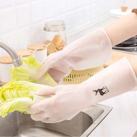 Sarung Tangan DAPUR Cuci Piring 1 pasang Sarung tangan Karet Latex Anti Air Anti Sobek Sarung Tangan Serba Guna