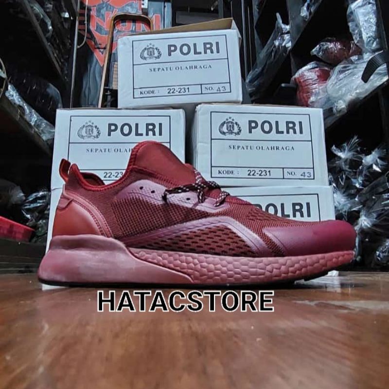 SEPATU KETS BRIMOB TERBARU WARNA MERAH TAHUN 2023