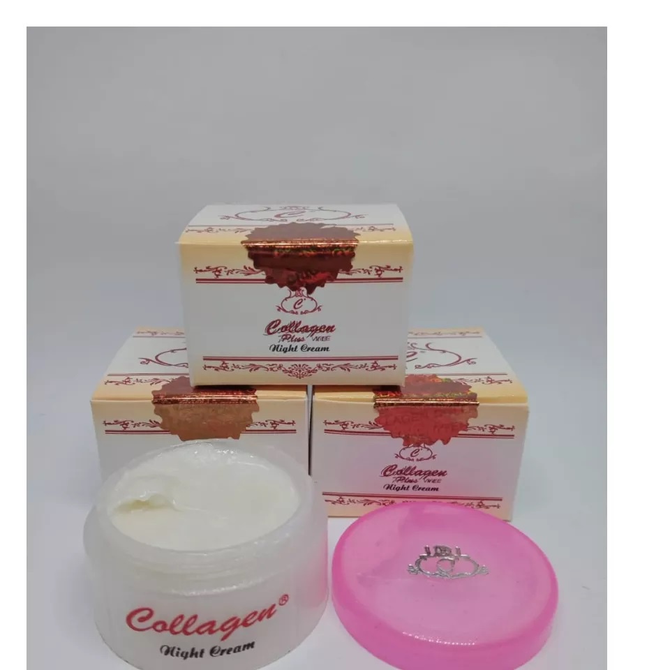 PROMO 6 PCS - CREAM MALAM COLAGEN PLUS VIT E ORIGINAL - CREAM PEMUTIH WAJAH