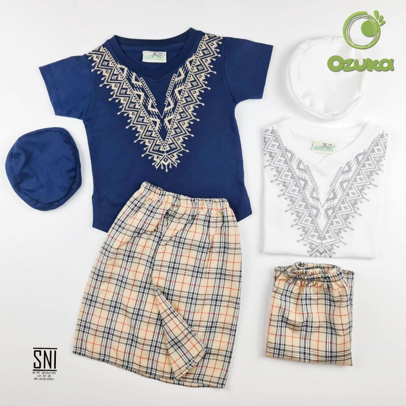 Baju Koko Muslim Sarung Bayi (0-6 bulan)