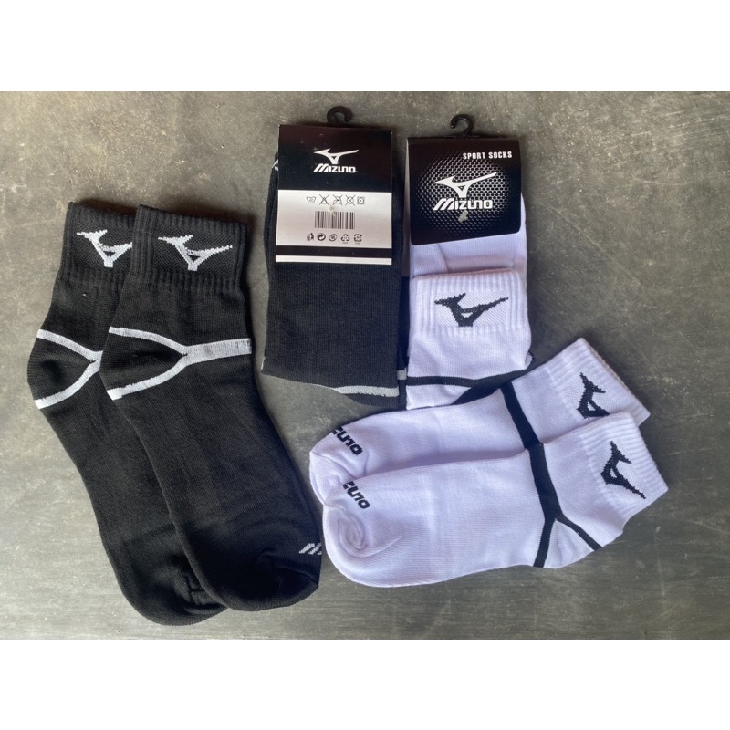 Kaos Kaki Sport Mizuno Original Socks Atas Mata Kaki Tebal