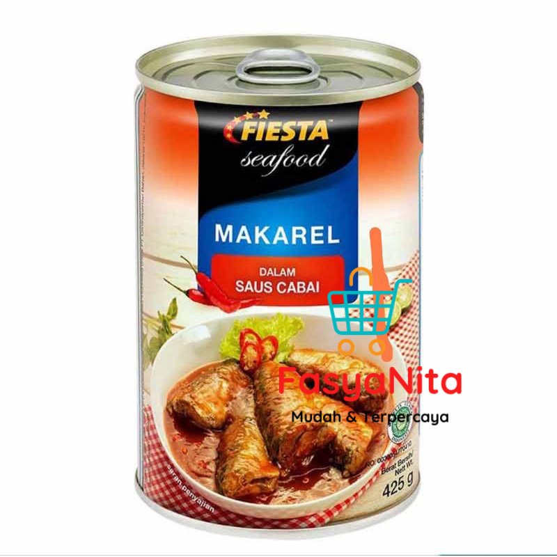 

(kirim instant) Fiesta mackerel in chili sauce 425g makarel pedas