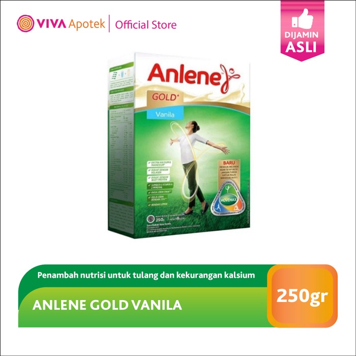 Jual Anlene Gold Vanila Susu Untuk Tulang Kalsium Gr Shopee Indonesia