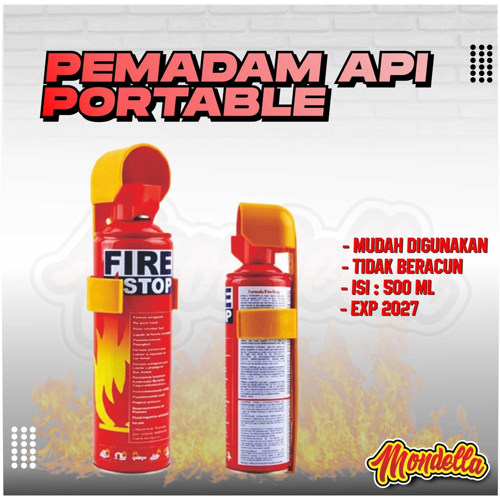 Fire Stop Alat Pemadam Api Fire Stop Portable Pemadam Api Mobil Car Fire Extinguisher Portable 500ml
