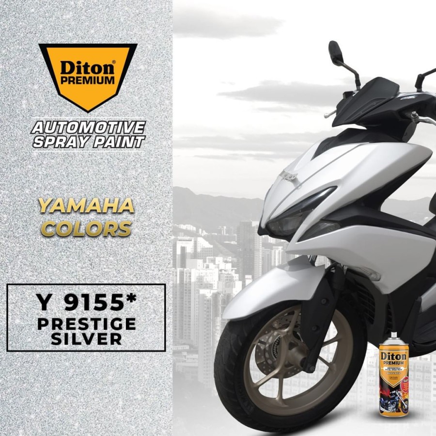 DITON PREMIUM CAT SEMPROT YAMAHA - PRESTIGE SILVER Y9155*