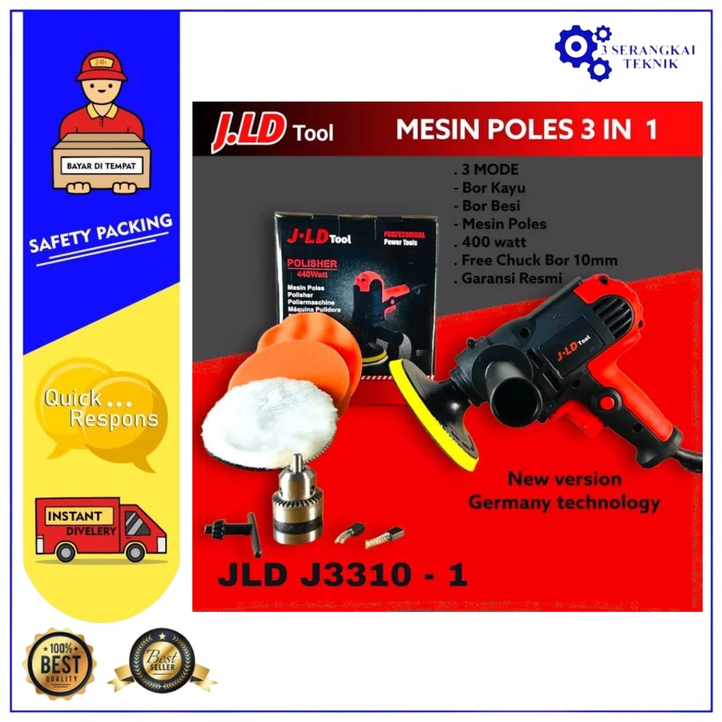 Mesin Poles Mini Uk 5 Inch Polisher J3310 by JLD Tools