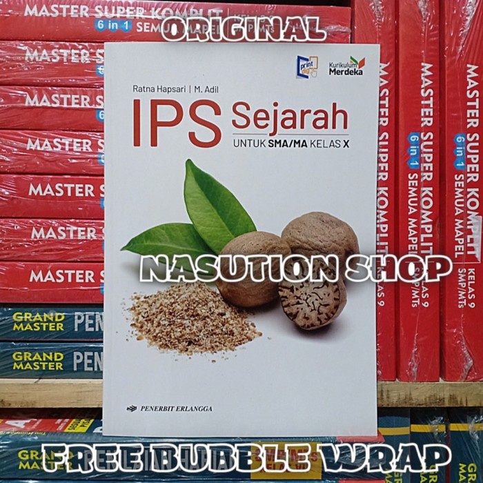 

Buku IPS Sejarah Kelas 1 / X 10 SMA Erlangga Kurikulum Merdeka ORI