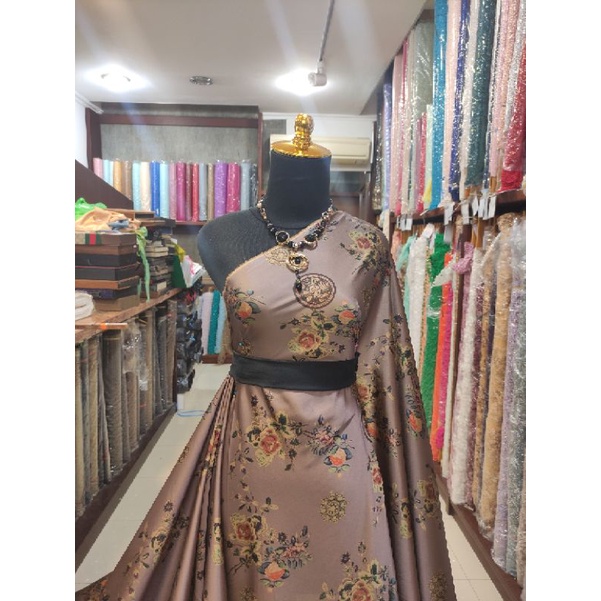 Kain Armany Silky Bunga Salur PS-2207058 no:06