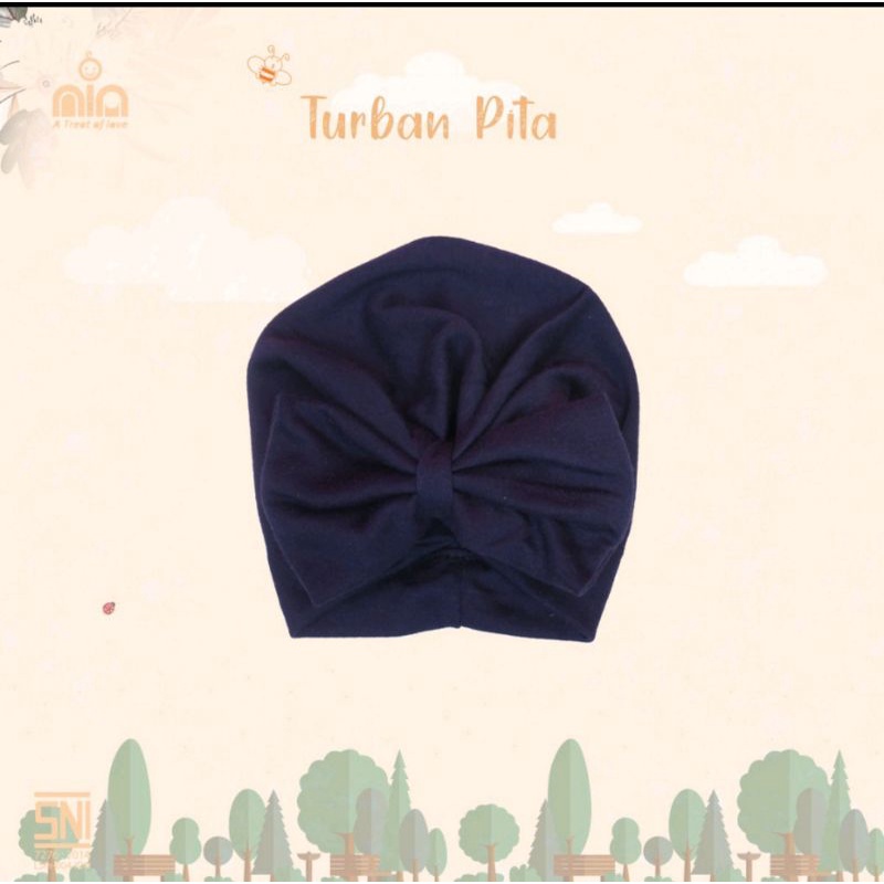 Jilbab Turban Bayi Warna Polos Pastel VINATA