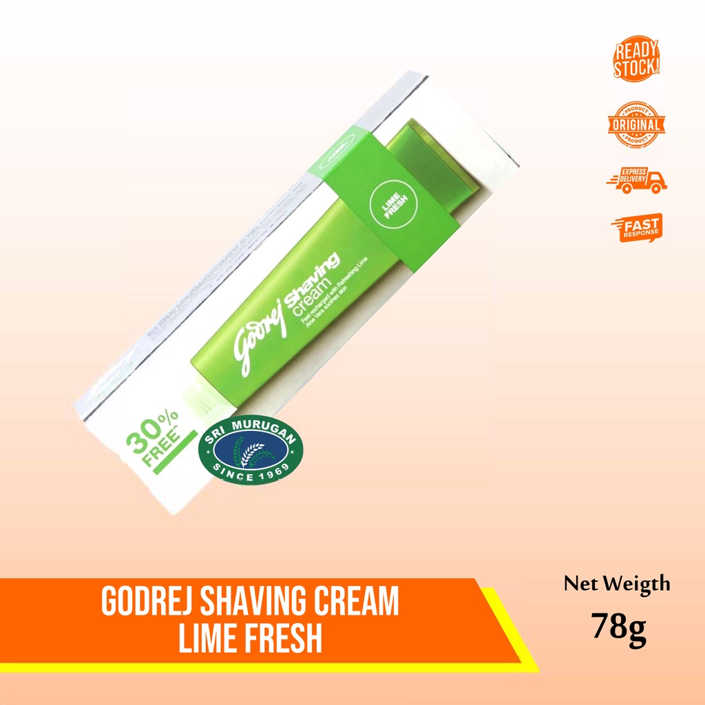 Jual GODREJ CINTHOL SHAVING CREAM LIME FRESH 78g Shopee Indonesia