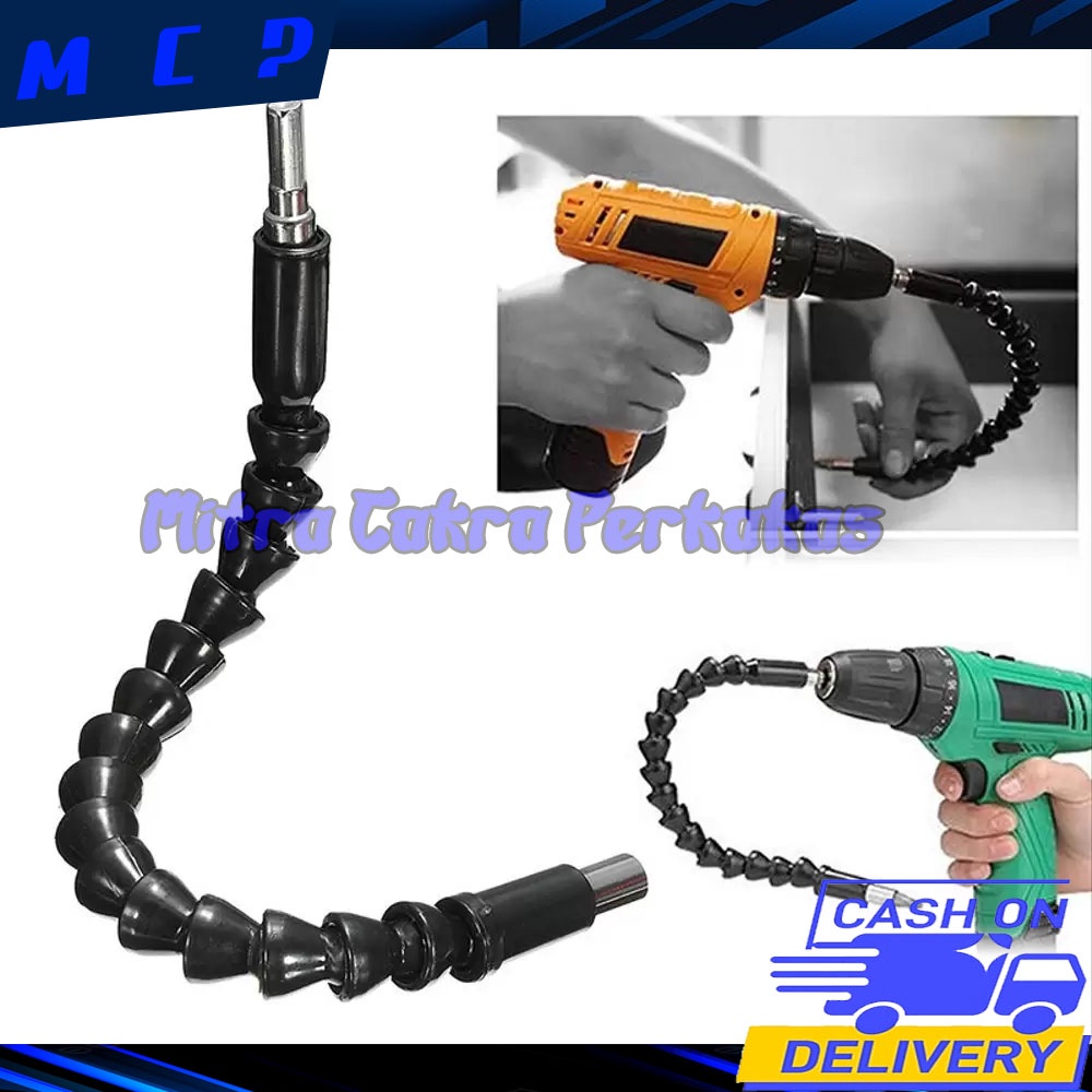 Screwdriver flexsibel 1/4 sambungan mata bor / obeng flexsibel Sambungan Ekstensi Kepala Obeng Bor Fleksibel Extension Screwdriver