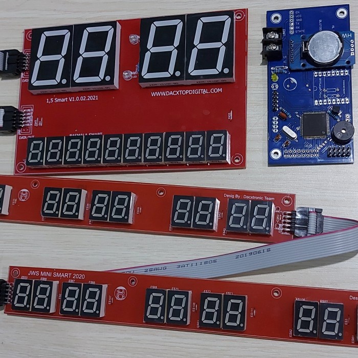 kit /modul jadwal sholat digital jam digital 1,5 inch