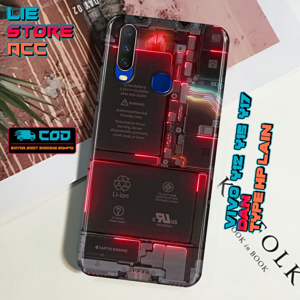 Case Vivo Vivo Y12/Y17/Y15 Terbaru (3DK19)Fashion Casing RAM Silikon Kesing Casing Sarung Hp Cover P